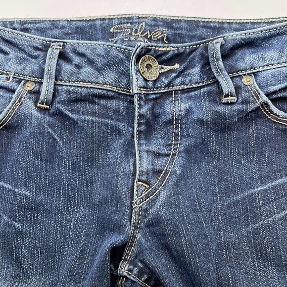 Silver Jeans Santorini Low Rise Crop Size 28 - Picture 15 of 16